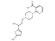 2-{4-[3-(5-methyl-2-furyl)butyl]piperazin-1-yl}nicotinamide
