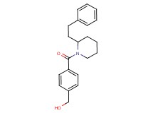 (4-{[2-(2-phenylethyl)-1-piperidinyl]carbonyl}phenyl)methanol