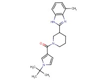 2-{1-[(1-tert-butyl-1H-pyrrol-3-yl)carbonyl]-3-piperidinyl}-4-methyl-1H-benzimidazole