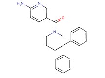 5-[(3,3-diphenylpiperidin-1-yl)carbonyl]pyridin-2-amine