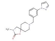 3-methyl-8-[3-(1H-pyrazol-1-yl)benzyl]-1-oxa-3,8-diazaspiro[4.5]decan-2-one