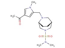 (1R*,5R*)-6-[(4-acetyl-1-methyl-1H-pyrrol-2-yl)methyl]-N,N-dimethyl-3,6-diazabicyclo[3.2.2]nonane-3-sulfonamide