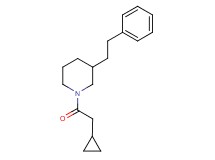 1-(cyclopropylacetyl)-3-(2-phenylethyl)piperidine