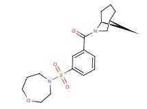 (1R*,5S*)-6-[3-(1,4-oxazepan-4-ylsulfonyl)benzoyl]-6-azabicyclo[3.2.1]octane