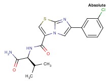 N-[(1S)-1-(aminocarbonyl)-2-methylpropyl]-6-(3-chlorophenyl)imidazo[2,1-b][1,3]thiazole-3-carboxamide