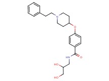 N-(2,3-dihydroxypropyl)-4-{[1-(2-phenylethyl)-4-piperidinyl]oxy}benzamide