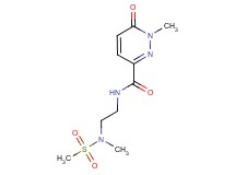 1-methyl-N-{2-[methyl(methylsulfonyl)amino]ethyl}-6-oxo-1,6-dihydropyridazine-3-carboxamide