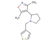 3,5-dimethyl-4-[1-(3-thienylmethyl)pyrrolidin-2-yl]isoxazole