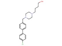 4-{4-[(4'-chlorobiphenyl-4-yl)methyl]piperazin-1-yl}butan-1-ol