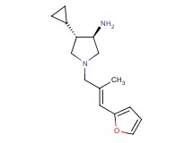 rel-(3R,4S)-4-cyclopropyl-1-[(2E)-3-(2-furyl)-2-methyl-2-propen-1-yl]-3-pyrrolidinamine dihydrochloride