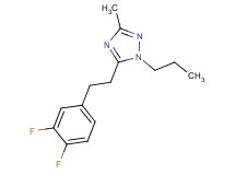 5-[2-(3,4-difluorophenyl)ethyl]-3-methyl-1-propyl-1H-1,2,4-triazole