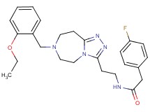 N-{2-[7-(2-ethoxybenzyl)-6,7,8,9-tetrahydro-5H-[1,2,4]triazolo[4,3-d][1,4]diazepin-3-yl]ethyl}-2-(4-fluorophenyl)acetamide