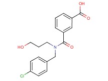 3-{[(4-chlorobenzyl)(3-hydroxypropyl)amino]carbonyl}benzoic acid