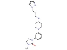 1-methyl-3-[3-(4-{[3-(1H-pyrazol-1-yl)propyl]amino}-1-piperidinyl)phenyl]-2-imidazolidinone