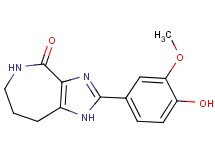 2-(4-hydroxy-3-methoxyphenyl)-5,6,7,8-tetrahydroimidazo[4,5-c]azepin-4(1H)-one