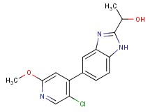 1-[5-(5-chloro-2-methoxypyridin-4-yl)-1H-benzimidazol-2-yl]ethanol