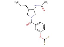 N-{(3S*,4R*)-1-[3-(difluoromethoxy)benzoyl]-4-propyl-3-pyrrolidinyl}acetamide