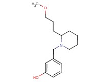 3-{[2-(3-methoxypropyl)-1-piperidinyl]methyl}phenol