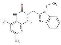 N-[(1-ethyl-1H-benzimidazol-2-yl)methyl]-N'-(2,4,6-trimethylpyridin-3-yl)urea