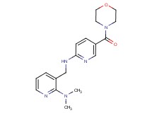 N,N-dimethyl-3-({[5-(morpholin-4-ylcarbonyl)pyridin-2-yl]amino}methyl)pyridin-2-amine