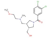 ((3R*,4R*)-1-(3,4-dichlorobenzoyl)-4-{[(2-methoxyethyl)(methyl)amino]methyl}pyrrolidin-3-yl)methanol