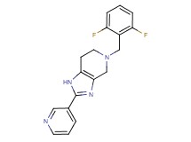 5-(2,6-difluorobenzyl)-2-pyridin-3-yl-4,5,6,7-tetrahydro-1H-imidazo[4,5-c]pyridine
