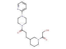2-oxo-2-{3-[3-oxo-3-(4-pyridin-2-ylpiperazin-1-yl)propyl]piperidin-1-yl}ethanol