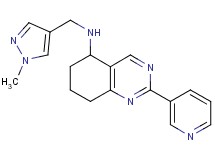 N-[(1-methyl-1H-pyrazol-4-yl)methyl]-2-(3-pyridinyl)-5,6,7,8-tetrahydro-5-quinazolinamine