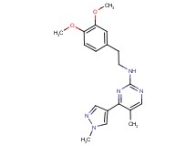 N-[2-(3,4-dimethoxyphenyl)ethyl]-5-methyl-4-(1-methyl-1H-pyrazol-4-yl)pyrimidin-2-amine