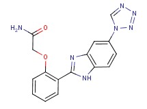 2-{2-[5-(1H-tetrazol-1-yl)-1H-benzimidazol-2-yl]phenoxy}acetamide