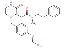 2-[1-(4-ethoxybenzyl)-3-oxo-2-piperazinyl]-N-methyl-N-(2-phenylethyl)acetamide