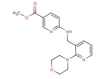 methyl 6-({[2-(4-morpholinyl)-3-pyridinyl]methyl}amino)nicotinate