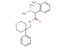 2-(dimethylamino)-2-(2-methylphenyl)-N-[(4-phenyltetrahydro-2H-pyran-4-yl)methyl]acetamide