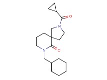 7-(cyclohexylmethyl)-2-(cyclopropylcarbonyl)-2,7-diazaspiro[4.5]decan-6-one