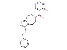 5-{[3-(2-phenylethyl)-5,6,8,9-tetrahydro-7H-[1,2,4]triazolo[4,3-d][1,4]diazepin-7-yl]carbonyl}pyrimidin-4(3H)-one