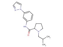 1-isobutyl-N-[3-(1H-pyrazol-1-yl)phenyl]prolinamide