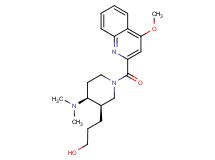3-{(3R*,4S*)-4-(dimethylamino)-1-[(4-methoxyquinolin-2-yl)carbonyl]piperidin-3-yl}propan-1-ol