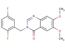 3-(2,5-difluorobenzyl)-6,7-dimethoxyquinazolin-4(3H)-one