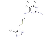 5-ethyl-6-methyl-N~4~-(2-{[(4-methyl-1H-imidazol-5-yl)methyl]thio}ethyl)pyrimidine-2,4-diamine