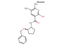 N-[(1R,2R)-2-(benzyloxy)cyclopentyl]-2-hydroxy-5,6-dimethylnicotinamide