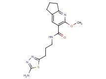 N-[3-(5-amino-1,3,4-thiadiazol-2-yl)propyl]-2-methoxy-6,7-dihydro-5H-cyclopenta[b]pyridine-3-carboxamide