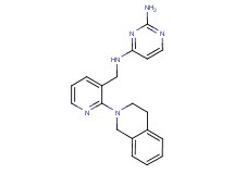 N~4~-{[2-(3,4-dihydroisoquinolin-2(1H)-yl)pyridin-3-yl]methyl}pyrimidine-2,4-diamine