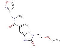 1-(2-ethoxyethyl)-N-(isoxazol-3-ylmethyl)-N-methyl-2-oxo-2,3-dihydro-1H-benzimidazole-5-carboxamide