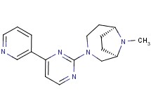 (1R*,6S*)-9-methyl-3-[4-(3-pyridinyl)-2-pyrimidinyl]-3,9-diazabicyclo[4.2.1]nonane