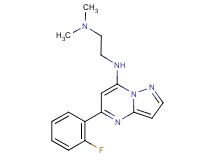N'-[5-(2-fluorophenyl)pyrazolo[1,5-a]pyrimidin-7-yl]-N,N-dimethyl-1,2-ethanediamine