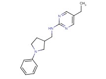 5-ethyl-N-[(1-phenylpyrrolidin-3-yl)methyl]pyrimidin-2-amine