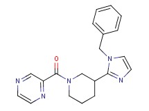 2-{[3-(1-benzyl-1H-imidazol-2-yl)-1-piperidinyl]carbonyl}pyrazine