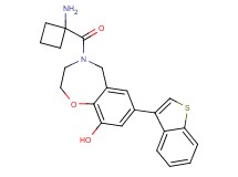 4-[(1-aminocyclobutyl)carbonyl]-7-(1-benzothien-3-yl)-2,3,4,5-tetrahydro-1,4-benzoxazepin-9-ol