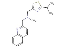 1-(2-isopropyl-1,3-thiazol-4-yl)-N-methyl-N-(quinolin-2-ylmethyl)methanamine