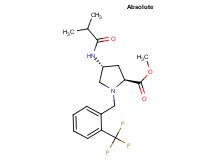 methyl (4R)-4-(isobutyrylamino)-1-[2-(trifluoromethyl)benzyl]-L-prolinate